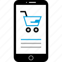 cart, device, mobile, shopping