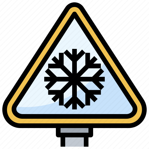 Caution, danger, signs, snow, warning icon - Download on Iconfinder