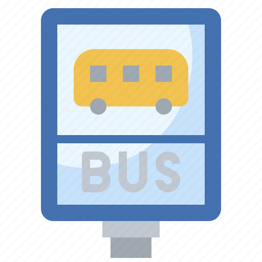 Bus, city, sign, station, stop icon - Download on Iconfinder
