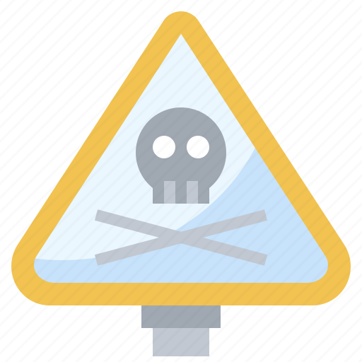 Danger, death, sign, triangle, warning icon - Download on Iconfinder