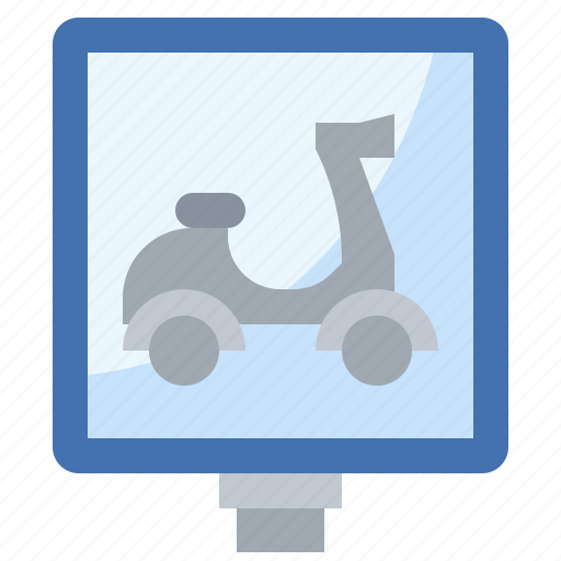 Motorcycle, sign, signal, transport, vehicle icon - Download on Iconfinder
