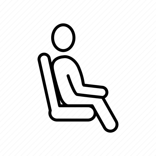 Passenger, seat, sit icon - Download on Iconfinder