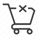 delete, shoppingcart, remove, cart, shop, buy, online 