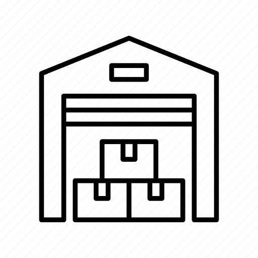 Warehouse, storehouse, depot, storage icon - Download on Iconfinder