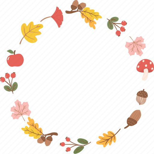 Fall, leaf, frame, nature, season, thanksgiving icon - Download on Iconfinder