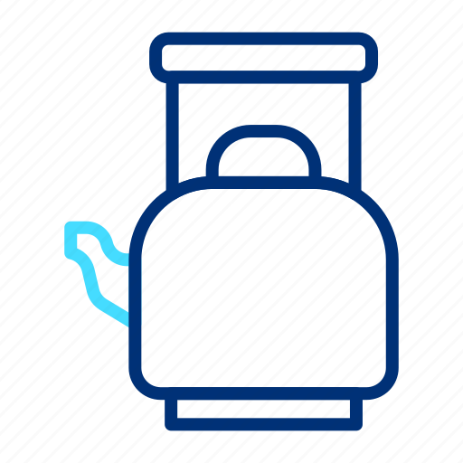 Kettle, teapot, drink, handle, kitchen, tea, pot icon - Download on Iconfinder