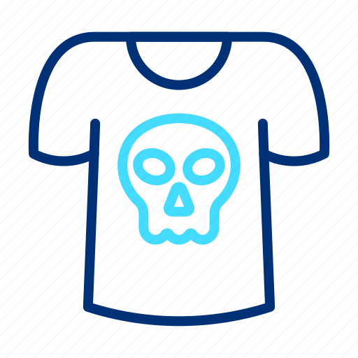 Skull, shirt, halloween, happy, party, death, head icon - Download on Iconfinder