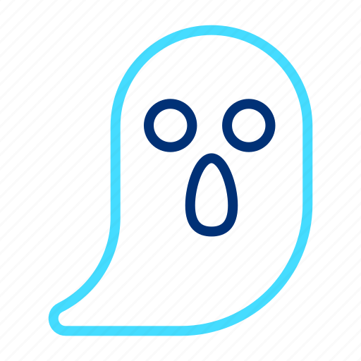 Ghost, halloween, spooky, scary, horror, fear, happy icon - Download on Iconfinder
