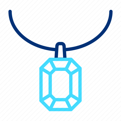 Necklace, pendant, diamond, gem, locket, heart, jewelry icon - Download on Iconfinder