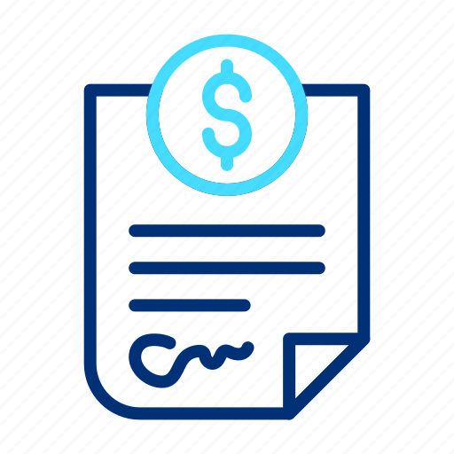 Contract, finance, money, dollar, business, sign, document icon - Download on Iconfinder