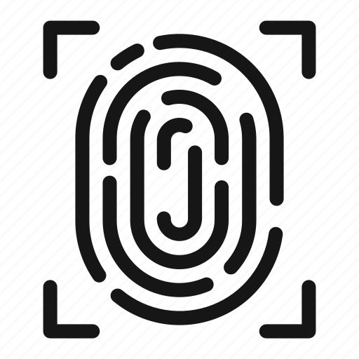 Authorization, biometric, digital, fingerprint, identity, cryptography icon - Download on Iconfinder