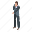 cartoon, hand, isometric, music, party, singer, suit 