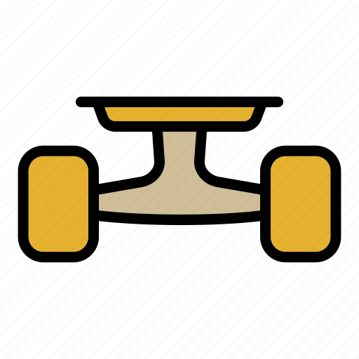 Rear, wheels, skateboard icon - Download on Iconfinder
