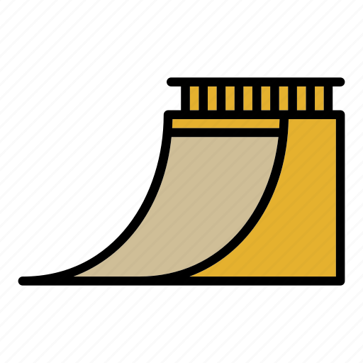Skateboard, jump, wall icon - Download on Iconfinder