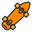 wood, skateboard 