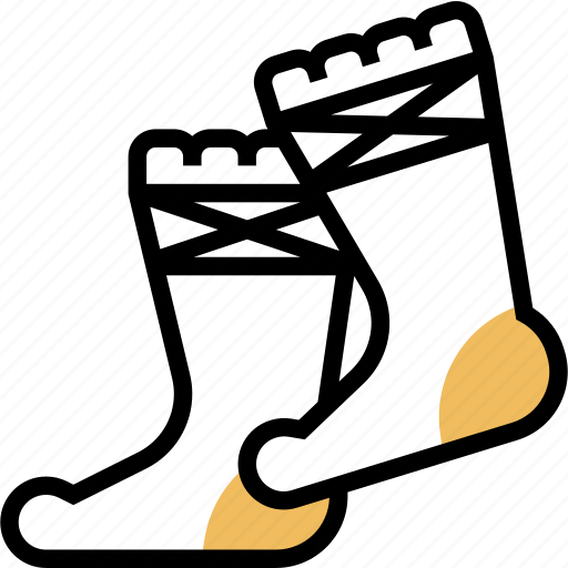 Socks, footwear, clothing, cotton, sportswear icon - Download on Iconfinder