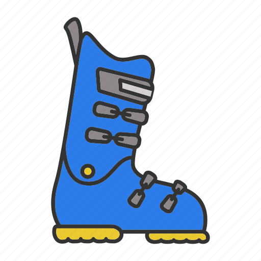 Alpine, boot, footwear, shoe, ski, snowboard, winter icon - Download on Iconfinder