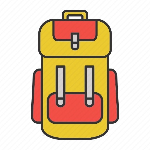 Accessory, backpack, bag, camping, hiking, rucksack, tourism icon - Download on Iconfinder