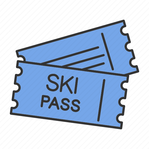 Entry, pass, resort, ski, skipass, ticket, skiing icon - Download on Iconfinder