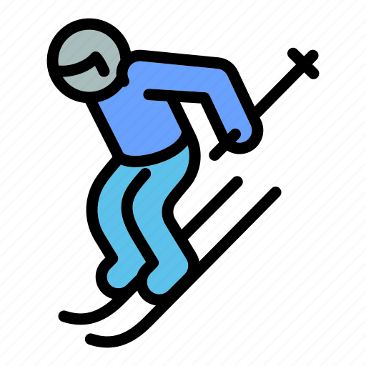 Person, professional, skier, sport, woman icon - Download on Iconfinder