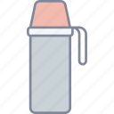 thermos, flask, water, bottle