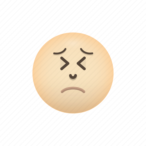Crying, emoji, face, negative, persevering, sad icon - Download on Iconfinder