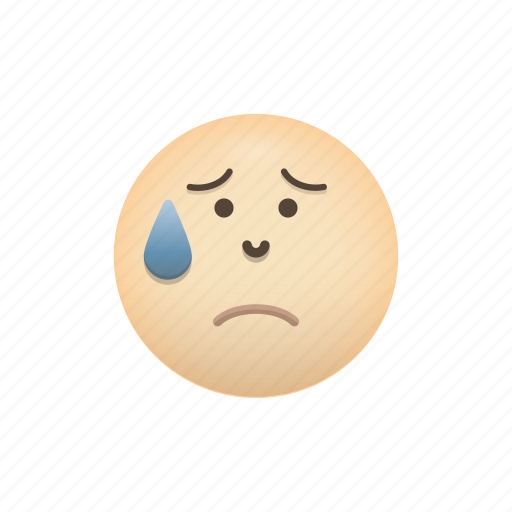 But, emoji, exhausted, face, negative, relieved, sad icon - Download on Iconfinder