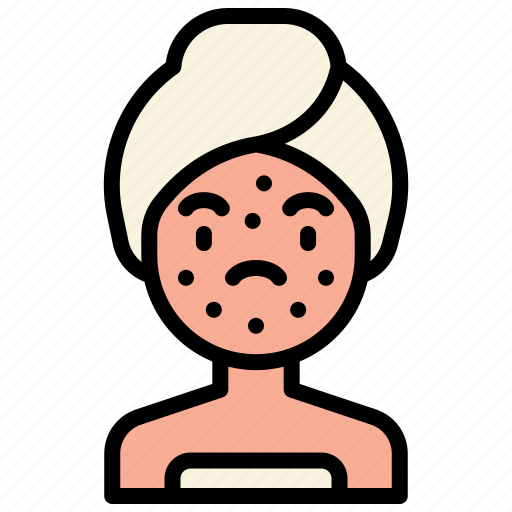 Acne, skincare, pimple, beauty, woman, cosmetic, skin icon - Download on Iconfinder