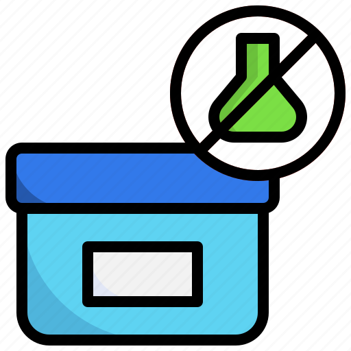 No, chemical, preservatives, healthcare, lab, cream icon - Download on Iconfinder