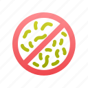 anti, bacteria, no, clean, prohibition