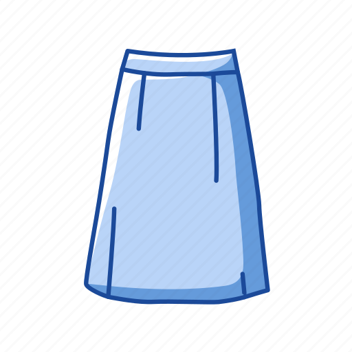 A-line skirt, clothes, clothing, dress, fashion, skirt icon - Download on Iconfinder