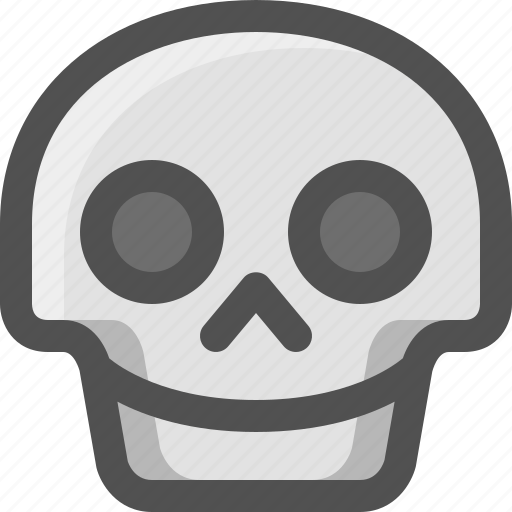Avatar, death, emoji, face, happy, skull, smiley icon - Download on Iconfinder
