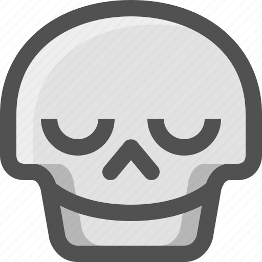 Avatar, chill, death, emoji, face, glad, happy icon - Download on Iconfinder