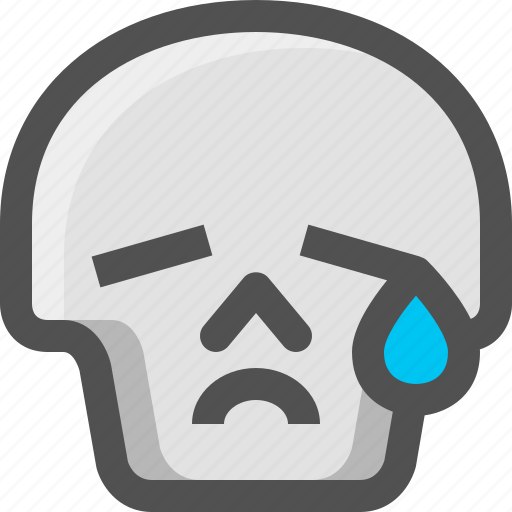 Avatar, cry, crying, death, emoji, face, sad icon - Download on Iconfinder