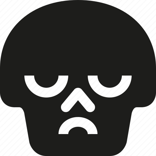 Avatar, death, emoji, face, skull, upset icon - Download on Iconfinder