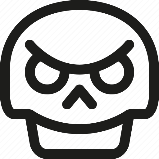 Avatar, bad, death, emoji, face, skull, smiley icon - Download on Iconfinder
