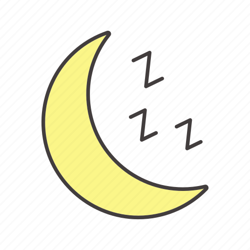 Bedtime, crescent, moon, night, nighttime, sleep, zzz icon - Download on Iconfinder