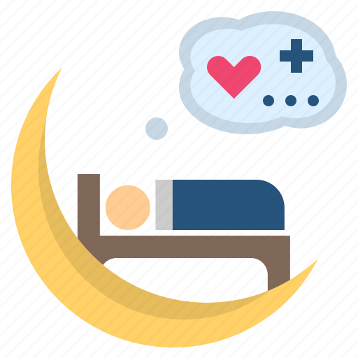 Bedroom, dream, fantasy, moon, sleep icon - Download on Iconfinder