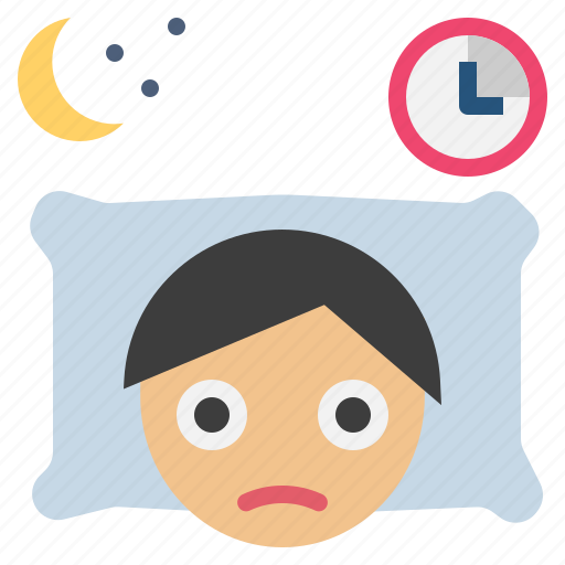 Insomnia, nightmare, sleepless, stress, worry icon - Download on Iconfinder