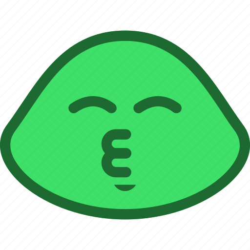 Emoticon, kiss, slime icon - Download on Iconfinder