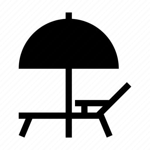 Beach, chair, parasol, summer, sunshade icon - Download on Iconfinder