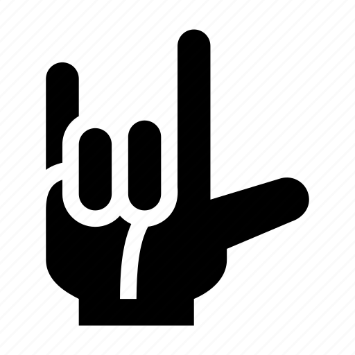 Fingers, gesture, hand, metal, rock icon - Download on Iconfinder