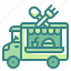 food, truck, delivery, transport, takeaway 
