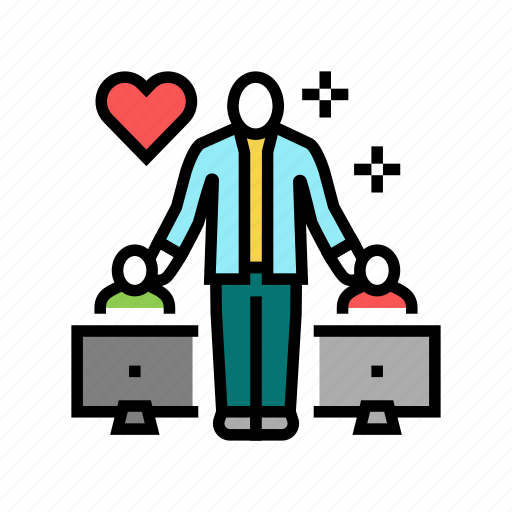 Dating, consultant, online, small, business, worker icon - Download on Iconfinder