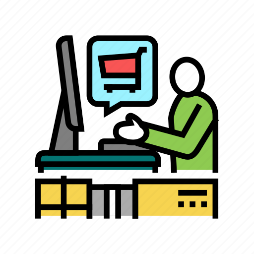 Ecommerce, store, owner, small, business, worker icon - Download on Iconfinder