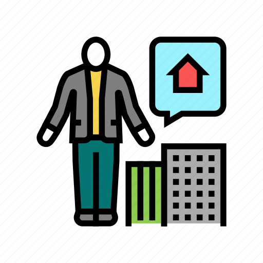 Property, manager, small, business, worker, occupation icon - Download on Iconfinder