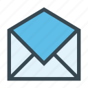 correspondence, envelope, letter, mail, open, paper