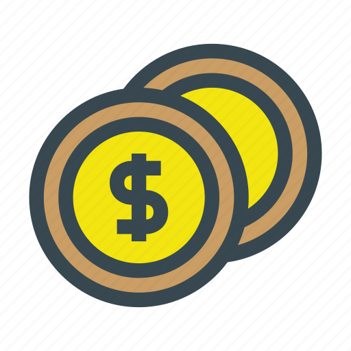 Business, coin, coins, currency, metal, money icon - Download on Iconfinder