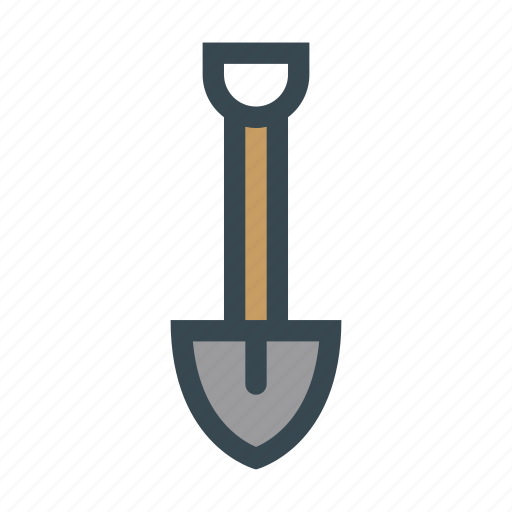 Construction, equipment, gardening, shovel, spade icon - Download on Iconfinder