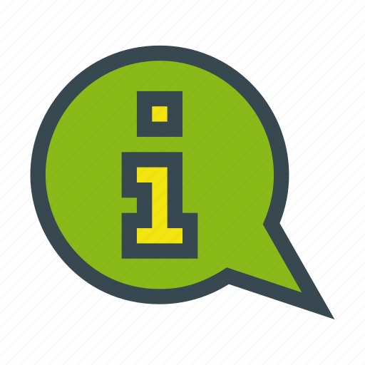 Bubble, chat, help, info, information icon - Download on Iconfinder